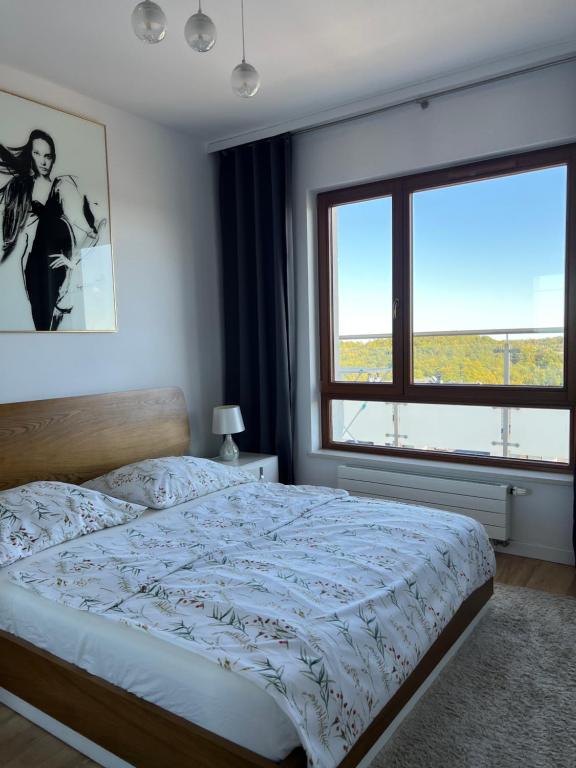 Ekskluzywny apartament z widokiem na morze, 5km do centrum Sopotu 4km do Orłowa - One-Bedroom Apartment