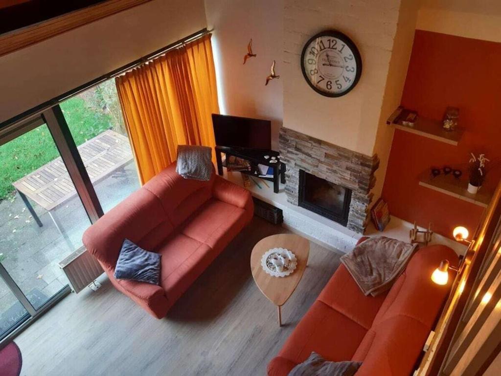 Χώρος καθιστικού στο Holiday home with 2 bedrooms