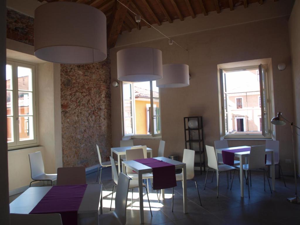 Posezení v ubytování Ostello Palazzo Nizza