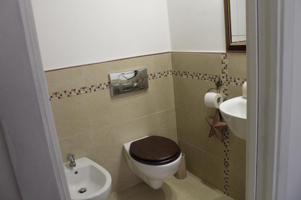 Koupelna v ubytování Algherooms