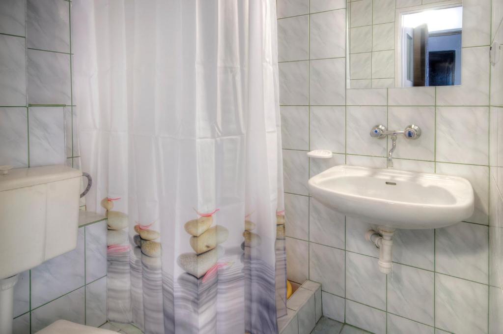 Koupelna v ubytování Zibi i Pod Topolami