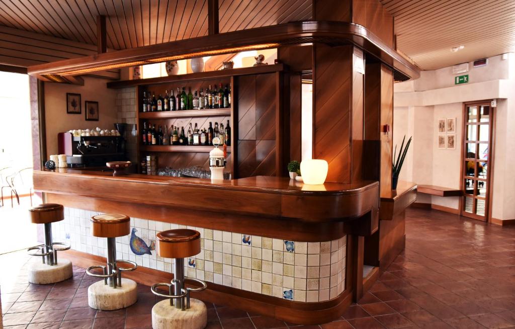 Lounge nebo bar v ubytování Hotel Graziella