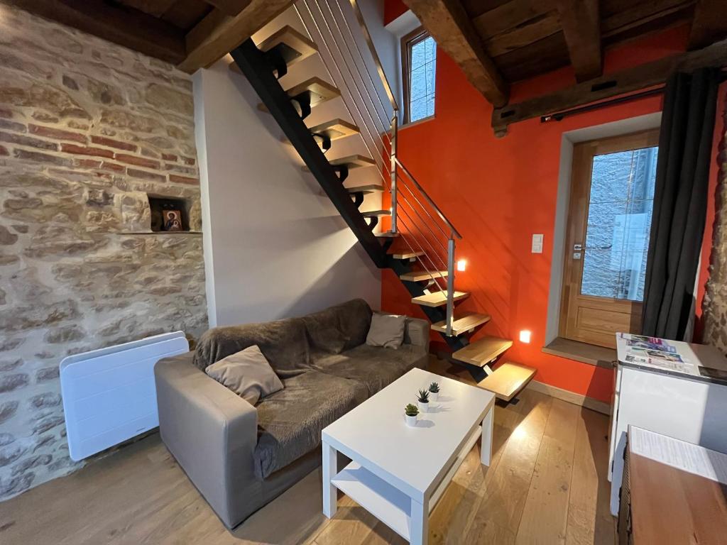 Et opholdsområde på Au cœur de Paray- Quartier historique