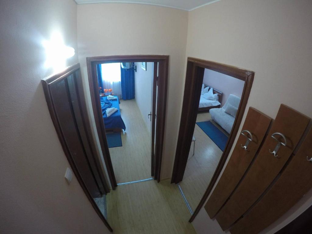 Postel nebo postele na pokoji v ubytování Hotel Turist