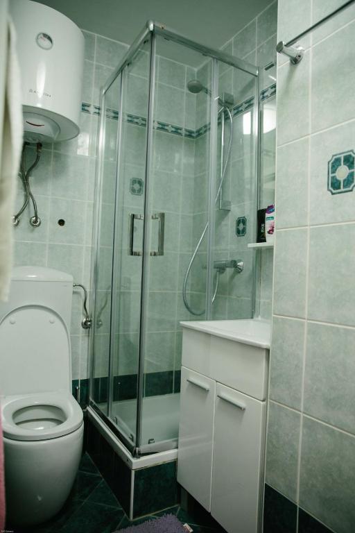 Koupelna v ubytování Studioapartman Kostrena