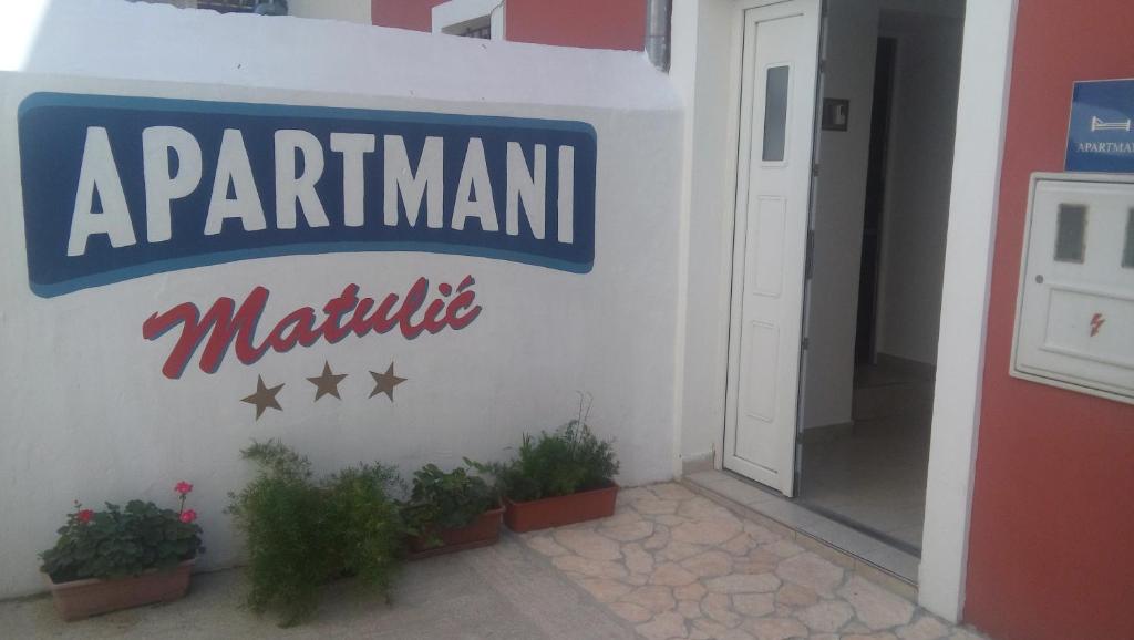 Certifikát, hodnocení, plakát nebo jiný dokument vystavený v ubytování Apartments Matulic
