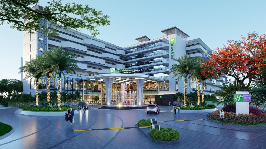 a rendering of the exterior of a building at Holiday Inn Resort Wanning Shenzhou Peninsula by IHG in Wanning