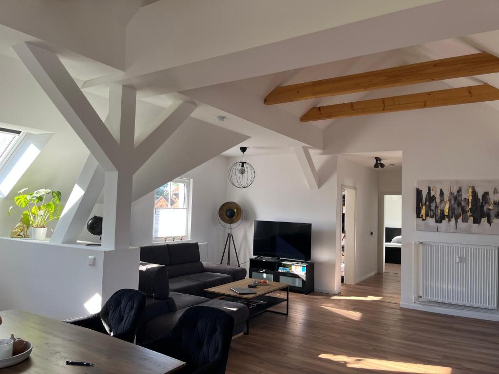 Гостиная зона в Gutshof von Gemünden Ferienwohnung 1