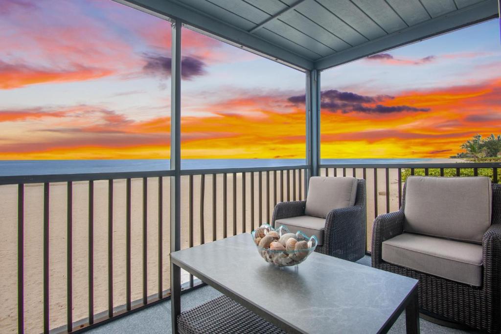 En balkon eller terrasse på Gulf Place 7B