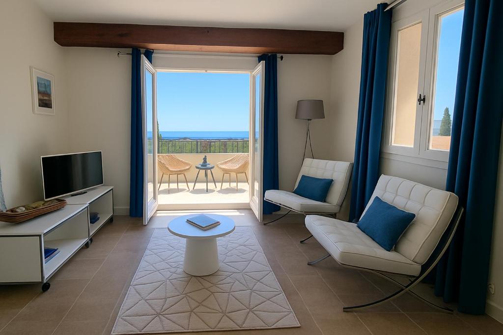 Les Hauts de la Riviera - Juniorsuite Met Uitzicht Op Zee