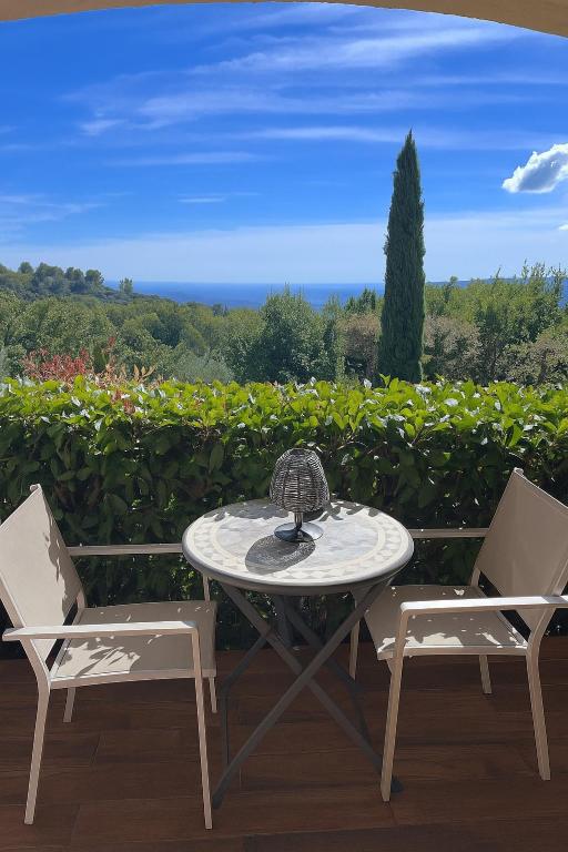 Les Hauts de la Riviera - Tweepersoonskamer Met Uitzicht Op Zee