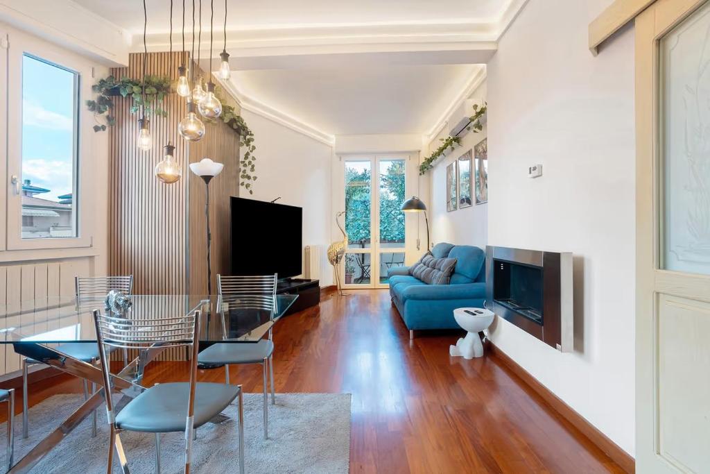 TV a/nebo společenská místnost v ubytování Appartamento 3