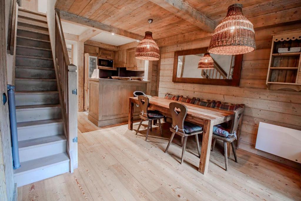 Kuchyň nebo kuchyňský kout v ubytování Roche des Fours 210