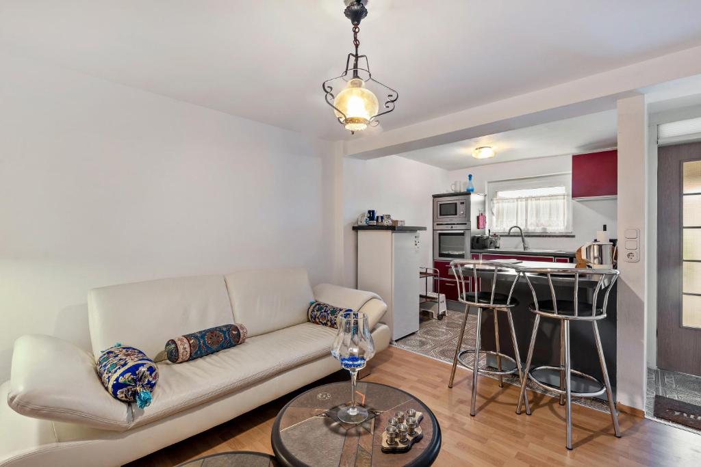 Kuchyň nebo kuchyňský kout v ubytování Ferienwohnung Karl-Heinz