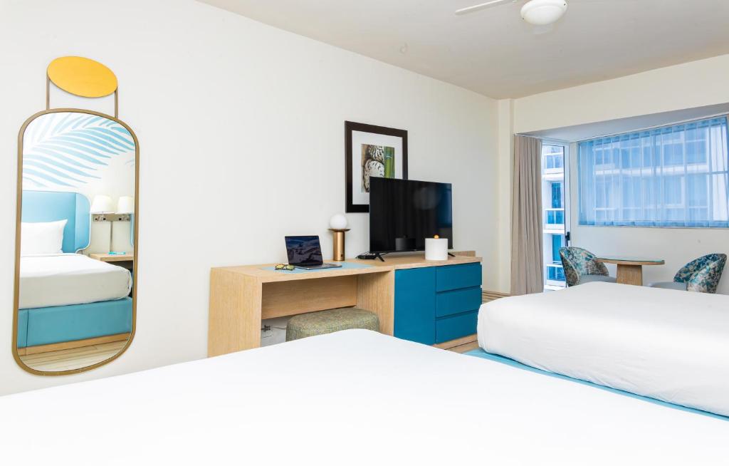Sherry Frontenac Oceanfront - Deluxe Parte Vista Al Mar Doble Queen