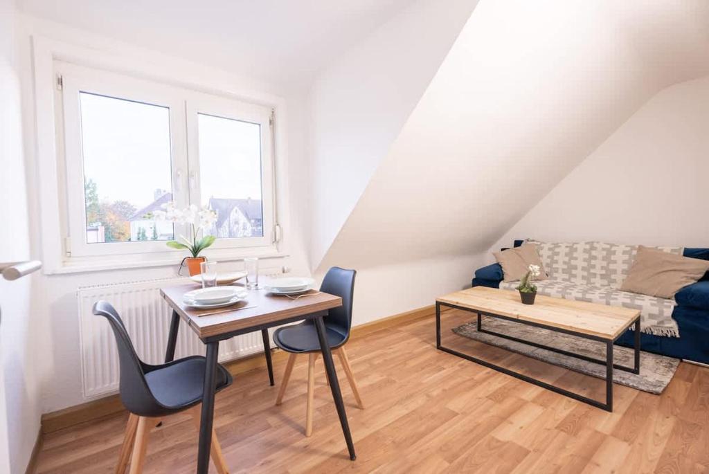 Posezení v ubytování HAVENU Heilbronn Dammstraße