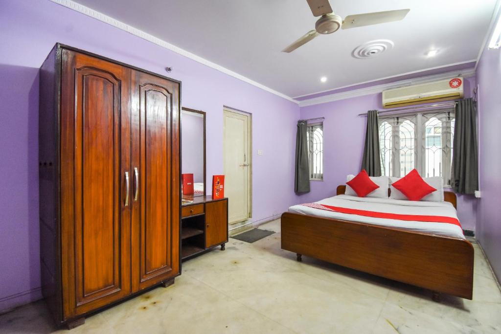 Postel nebo postele na pokoji v ubytování Hotel O Brill Sector 2