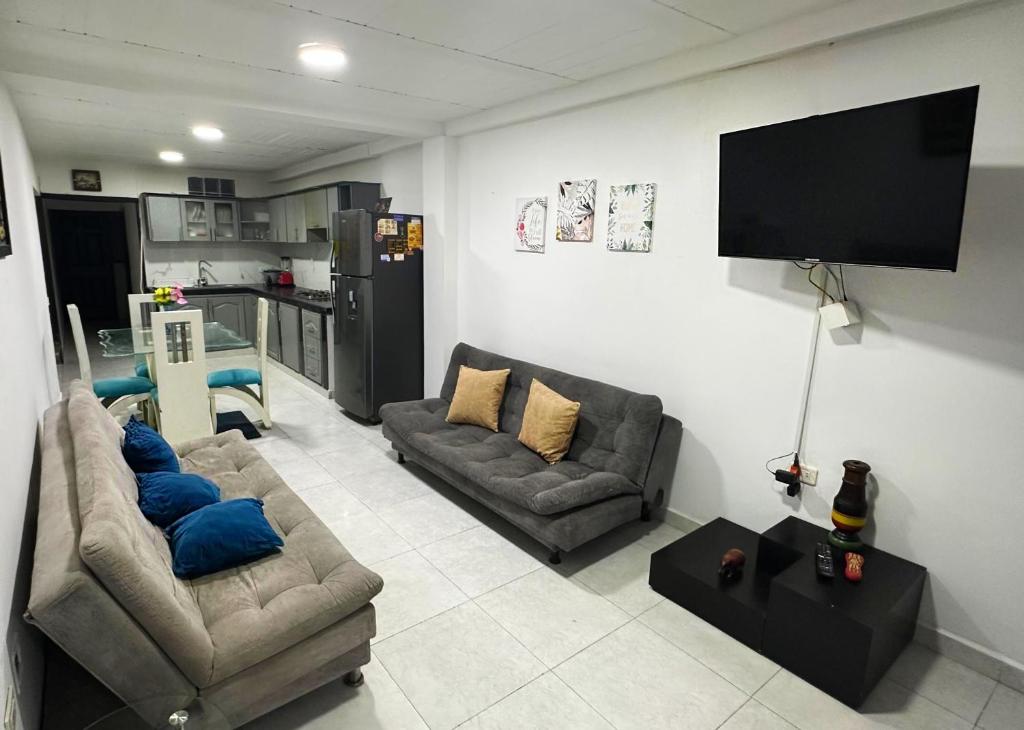 TV/trung tâm giải trí tại apartamento family the luxe