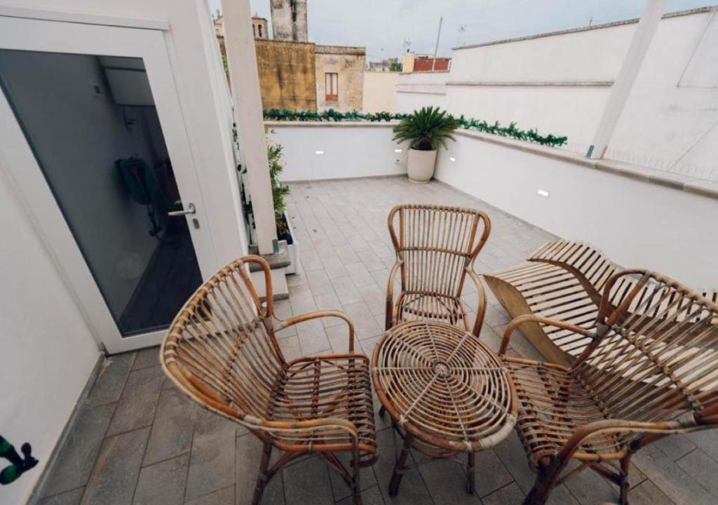 Balkón nebo terasa v ubytování Gandre Room