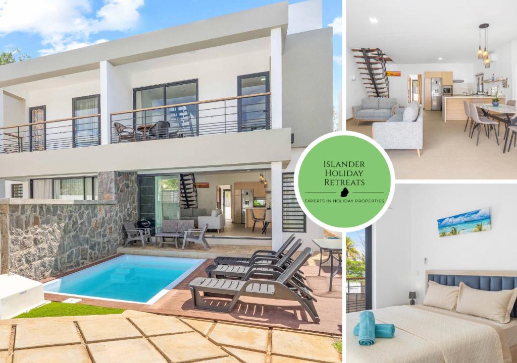 Balkón nebo terasa v ubytování Villa Rishra - Piscine Privée & Rooftop Vue Mer