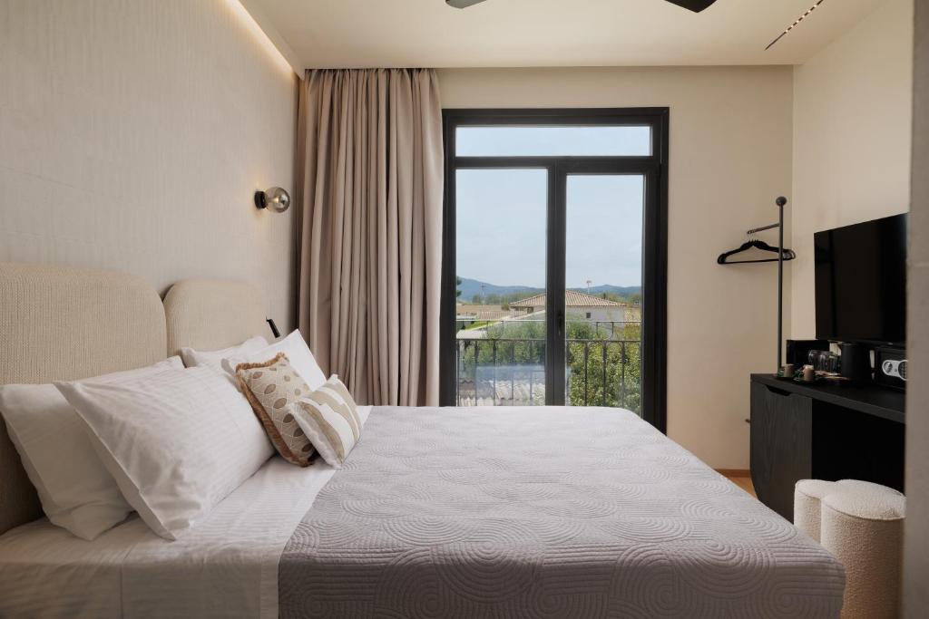 Postel nebo postele na pokoji v ubytování Avia