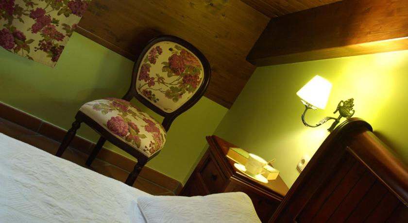Cama o camas de una habitación en Casa Rural Rojanda