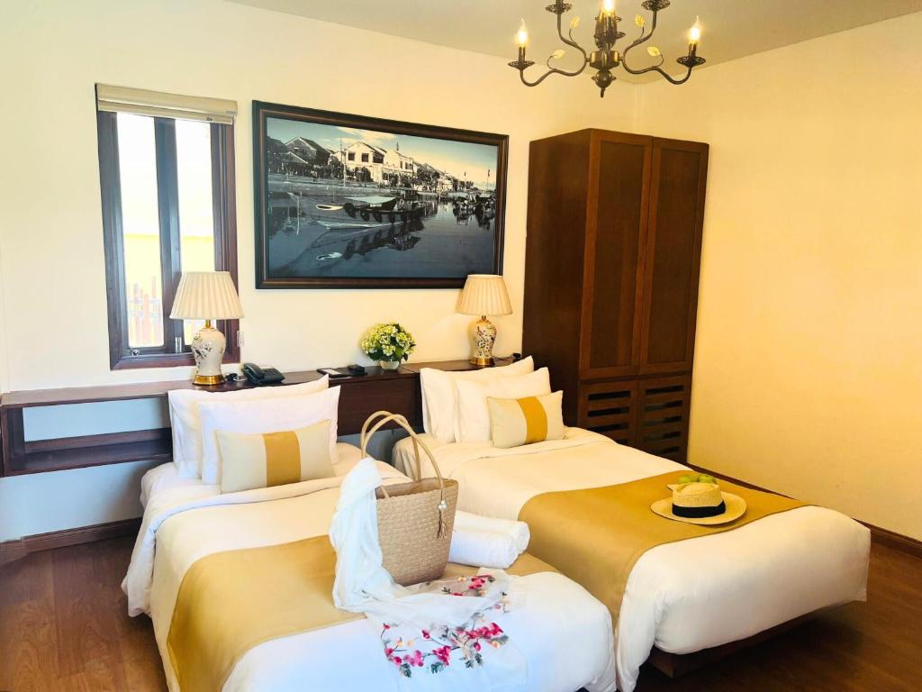 Phòng Deluxe 2 Giường Đơn Nhìn Ra Vườn
