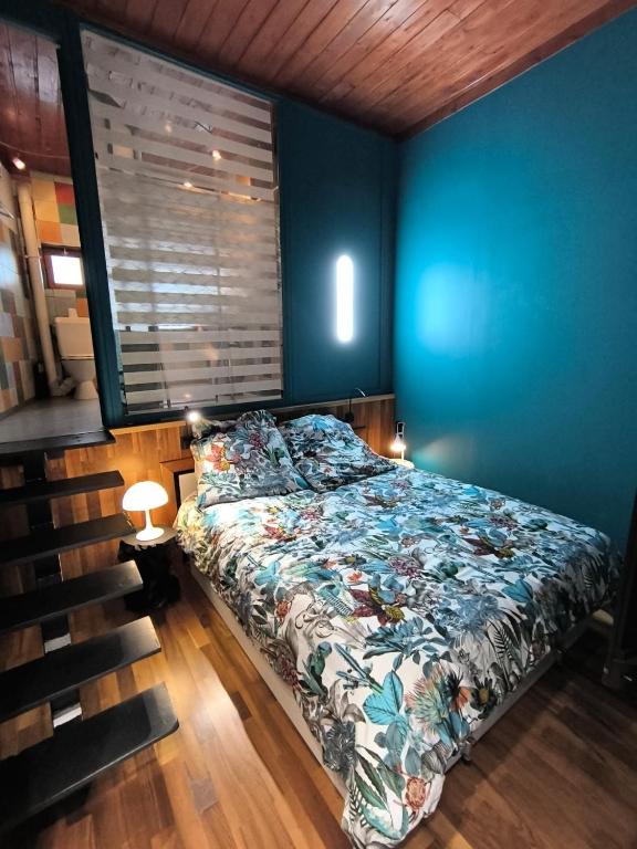 studio cocooning 객실 침대