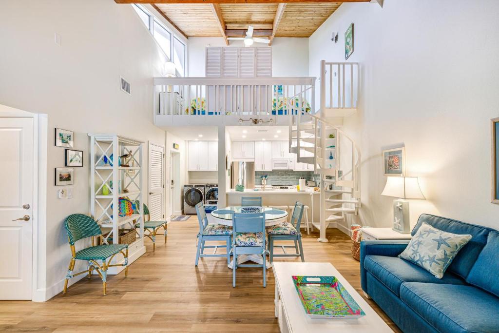 Χώρος καθιστικού στο Villa Sanibel 1H