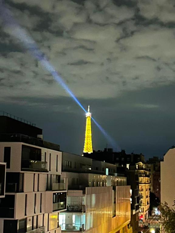 Vue sur la tour Eiffel, agréable appartement T2