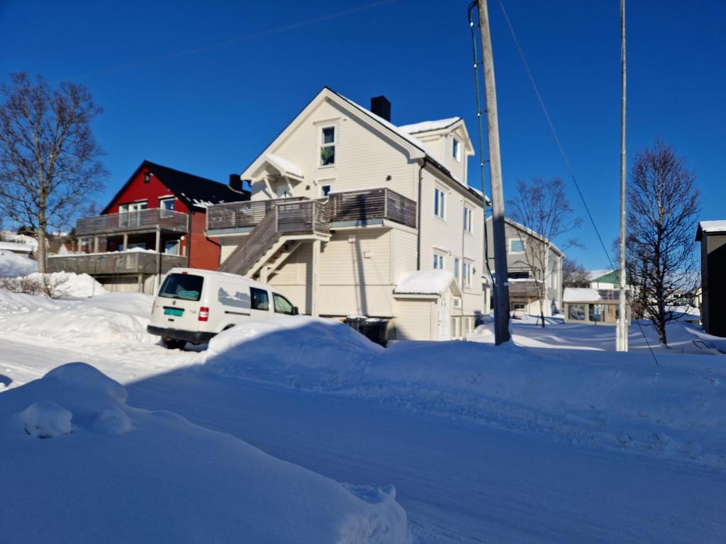 Apartment close to city center om vinteren