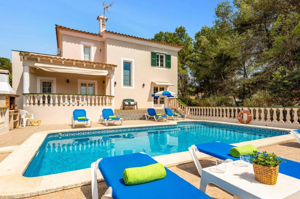an image of a villa with a swimming pool at Villa Manuel by Villa Plus in Son Parc