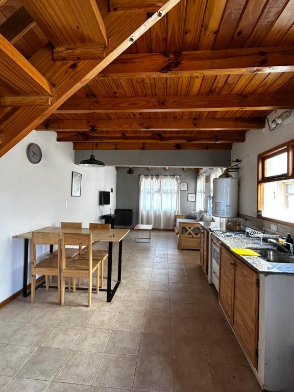 Η κουζίνα ή μικρή κουζίνα στο Departamento en Junin de Los Andes
