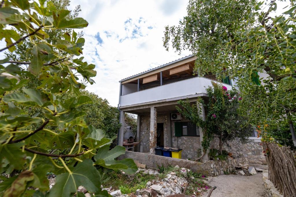 a house that is surrounded by trees at Apartments by the sea Sucuraj, Hvar - 22494 in Hvar