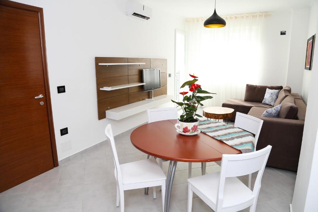 Kuchyň nebo kuchyňský kout v ubytování Carpe Diem Apartments-Hotel