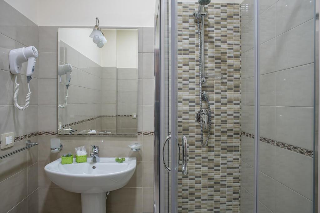 Kúpeľňa v ubytovaní B&B Palazzo Tornabene