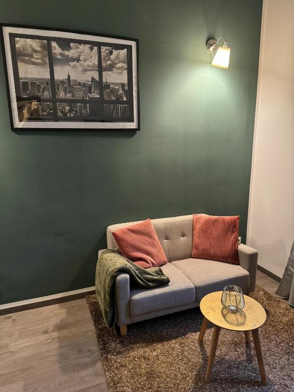 Χώρος καθιστικού στο Appartement "Emma" inklusive Parkplatz