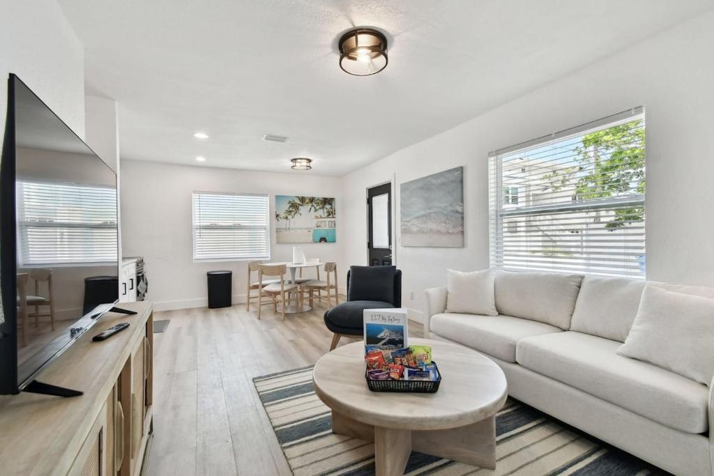 Posezení v ubytování Treasure Island Escape