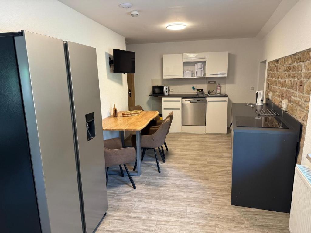 Kuchyň nebo kuchyňský kout v ubytování Haus 13 Zum Nordblick