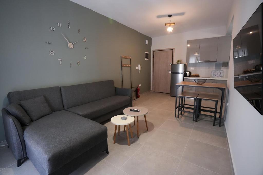 Η κουζίνα ή μικρή κουζίνα στο Katerina's apartment