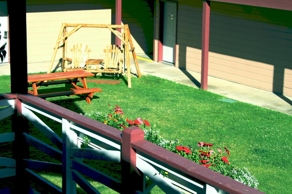 Zahrada ubytování AbbyCreek Inn