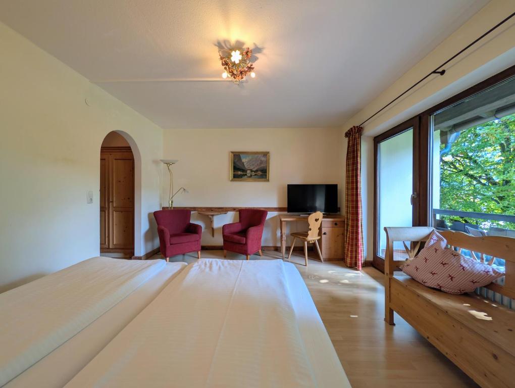 Hotel Forsthaus Oberau - Deluxe Doppelzimmer Mit Balkon