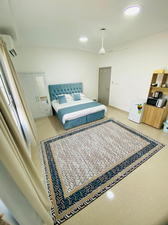 Postel nebo postele na pokoji v ubytování VIP Room3 in South alhail - Muscat