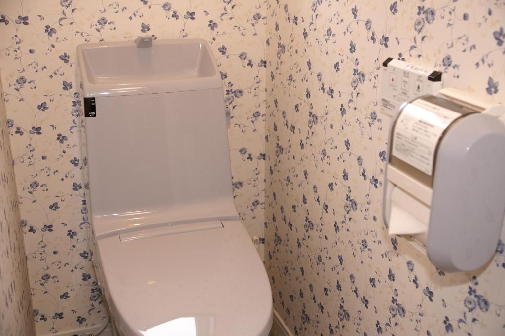 Koupelna v ubytování Guesthouse Haru Kitamachi