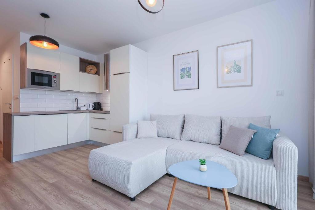 Kuchyň nebo kuchyňský kout v ubytování Urban Residence