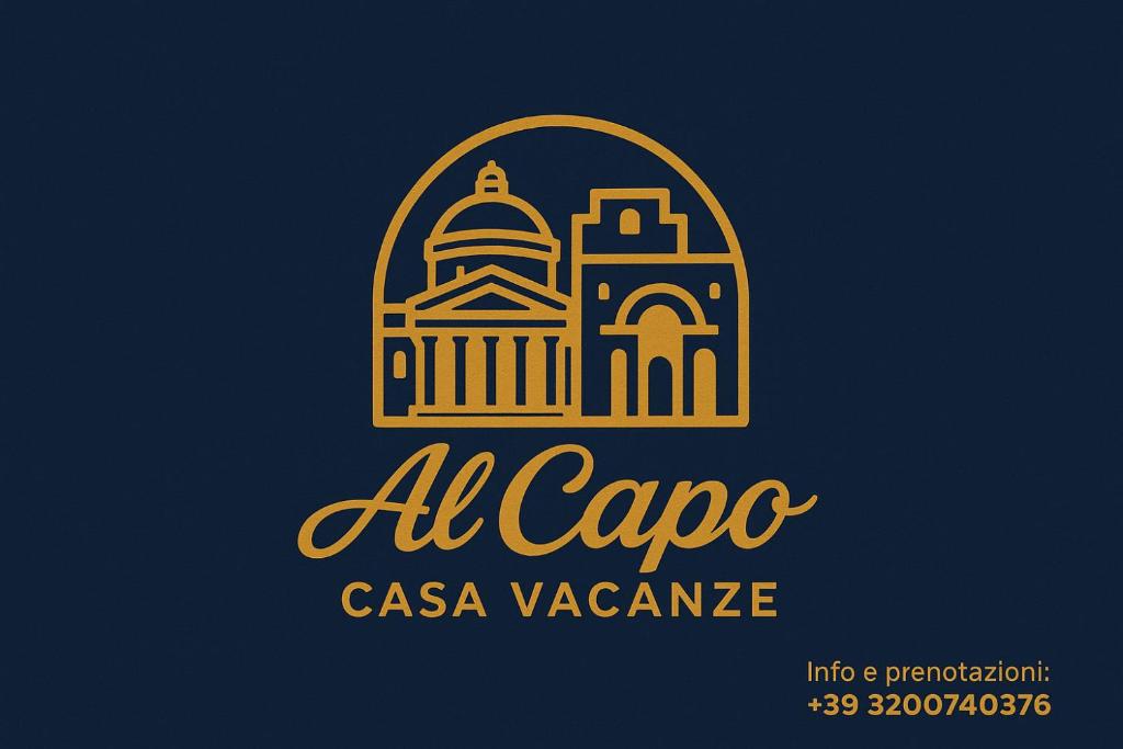 a logo for an all capo casa vaza venue at AL CAPO casa vacanze in Palermo