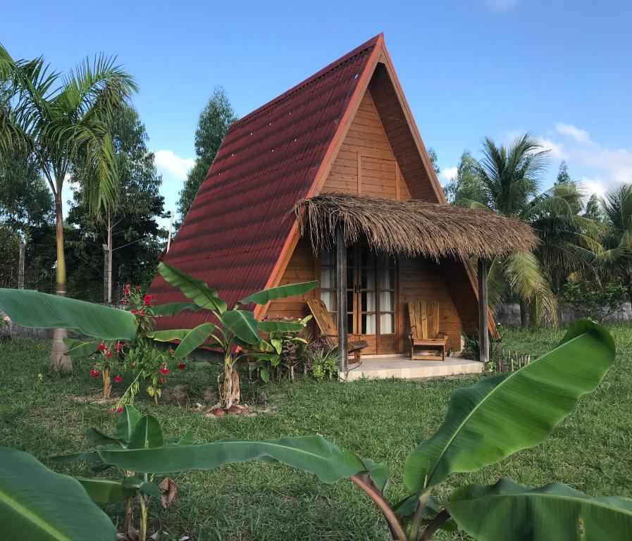 Zahrada ubytování Hébergement rural Irakomby, trois chalets cosy