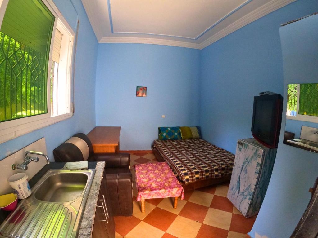 Postel nebo postele na pokoji v ubytování Studio Martil