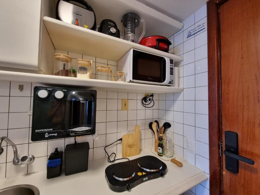 Kuchyň nebo kuchyňský kout v ubytování Hotel Sol Victória Marina