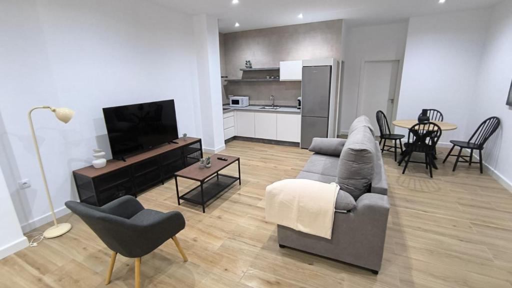 Kuchyň nebo kuchyňský kout v ubytování Apartamento Santísima Trinidad